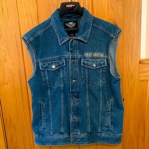Harley Davidson denim vest